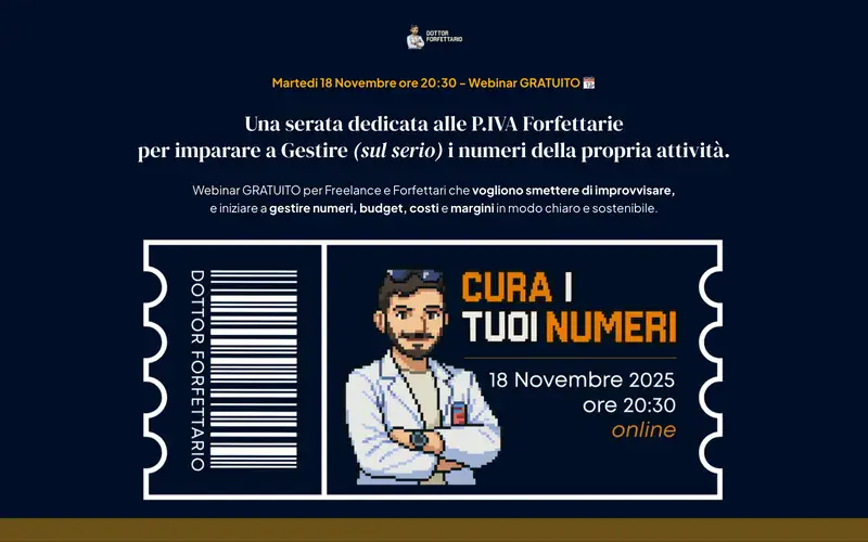 Dottor Forfettario website by Optiflow