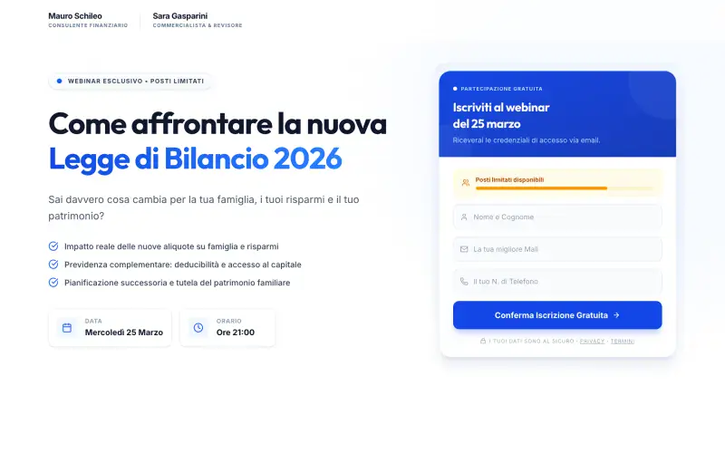 Mauro Schileo website by Optiflow